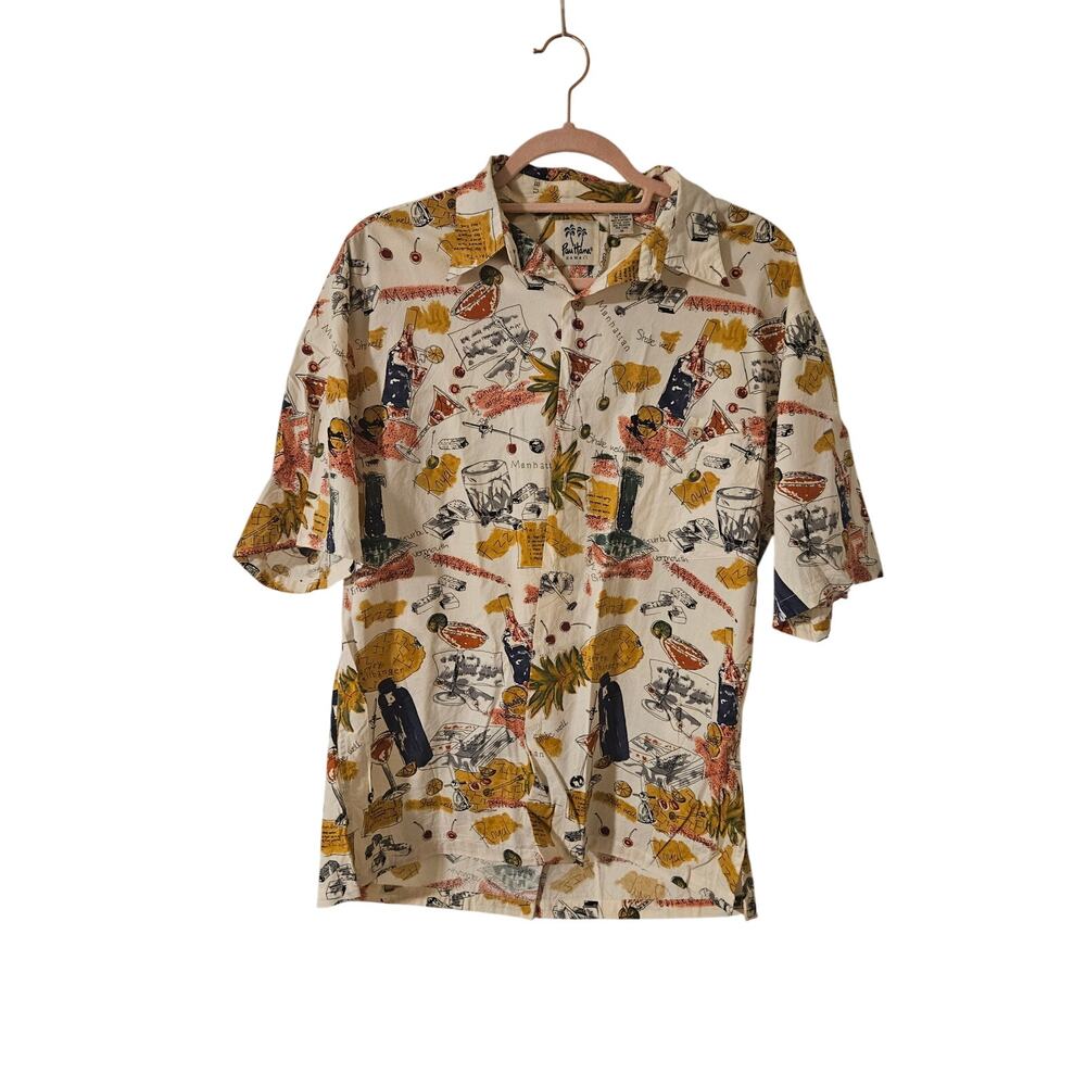 Men's Pau Hana Hawai'i Hawaiian Shirt Size M